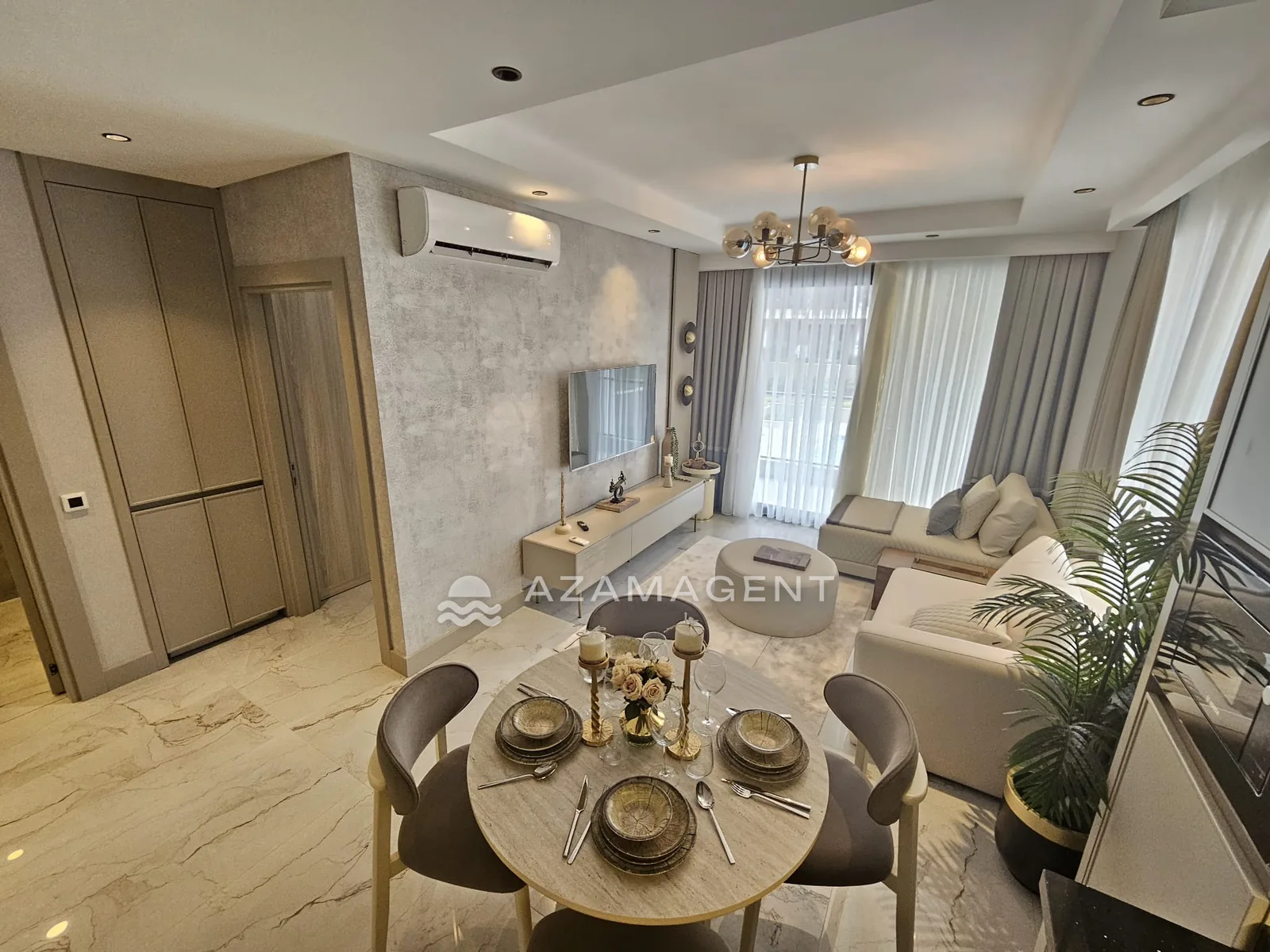 Alanya Oba'da Satılık 1+1 Daire, Gemstone Sitesi — Oba, Alanya