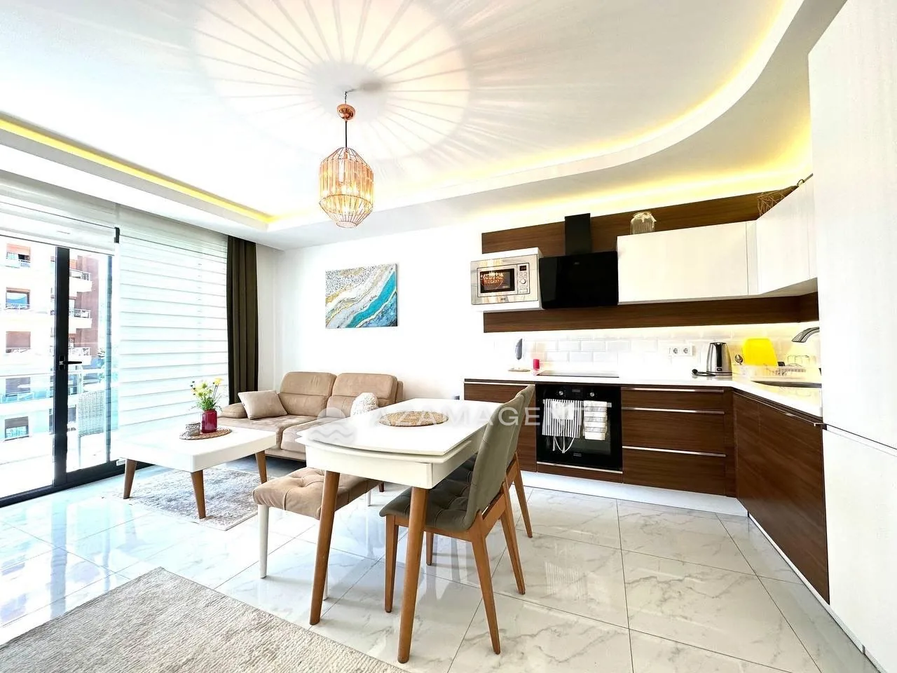 Alanya Kleopatra Bölgesinde Satılık 1+1 Daire, Elite Marine Residence — Alanya Kleopatra Bölgesi, Alanya